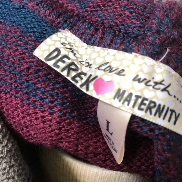 Maternity Hooded Sweater - Picture 5 of 6